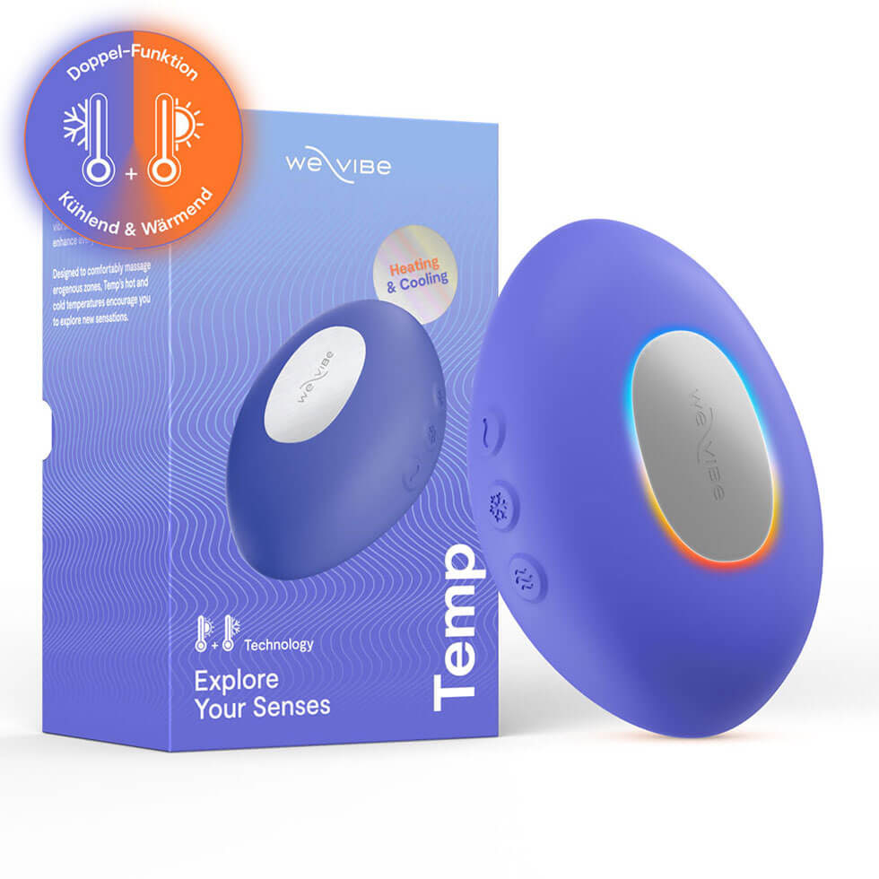 We-Vibe Temp｜溫感按摩震動器・薰衣草藍