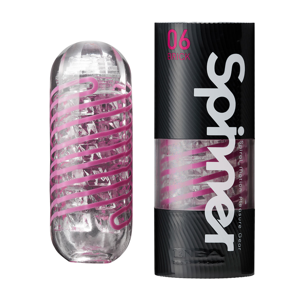 TENGA SPINNER 06｜BRICK 磚紋旋轉飛機杯